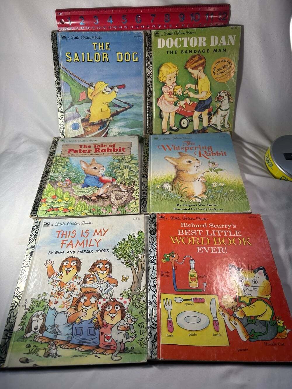 Little Golden Books lot of 6 classics 70’s to 90’s see titles below.